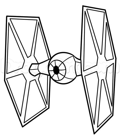 Printable Tie Fighter Template